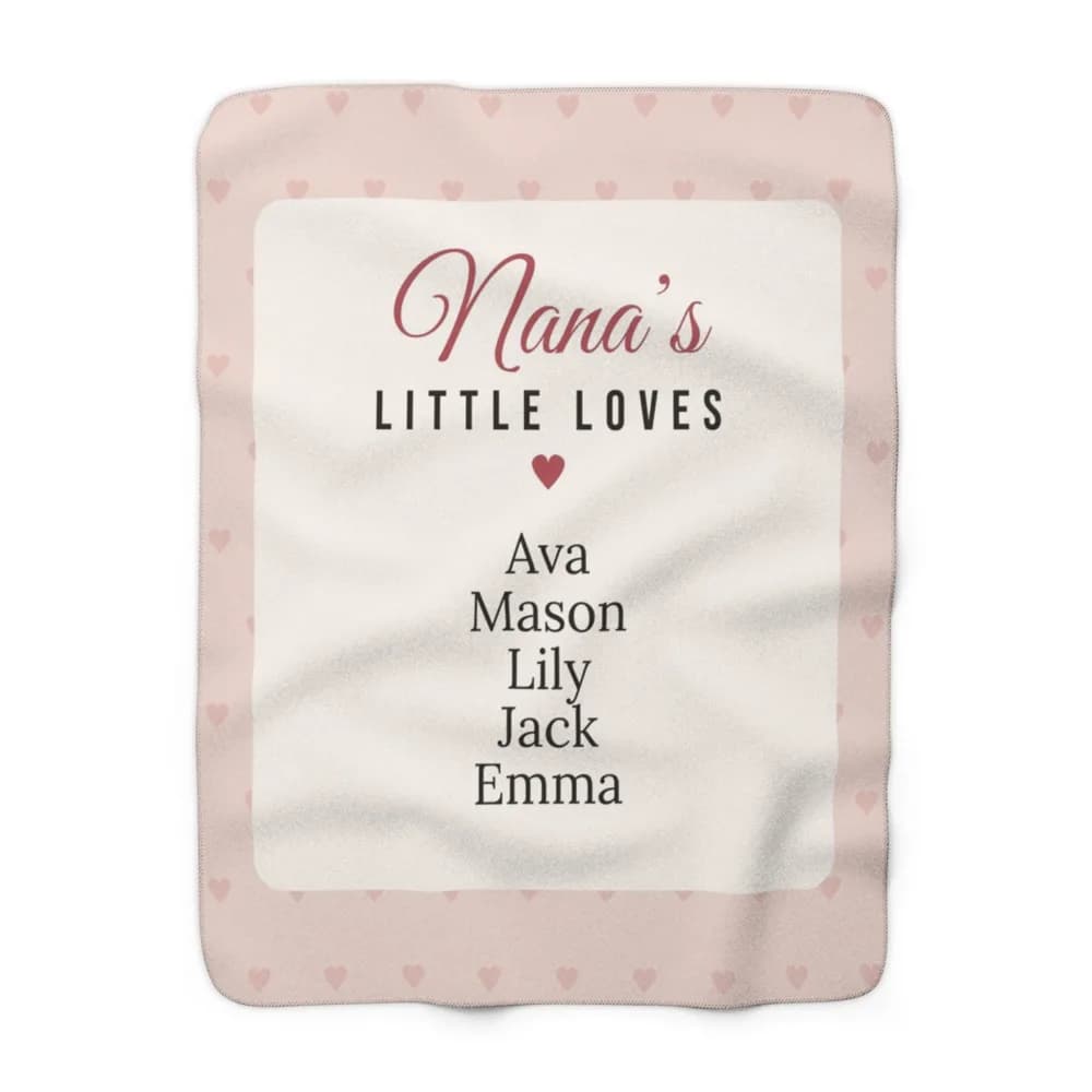 Example: the Nana blanket laid flat